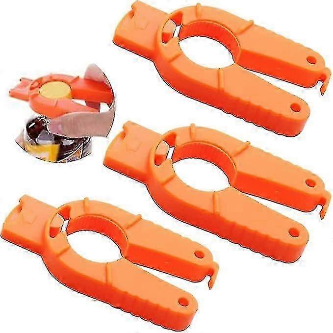 3 Pcs Ergonomic Kitchen Bottle Opener for Weak Hands and Elderly
