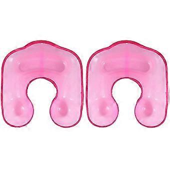 2pcs Hair Washing Tray Hair Neck Tray Hair Styling Perming Hairdressing Tool