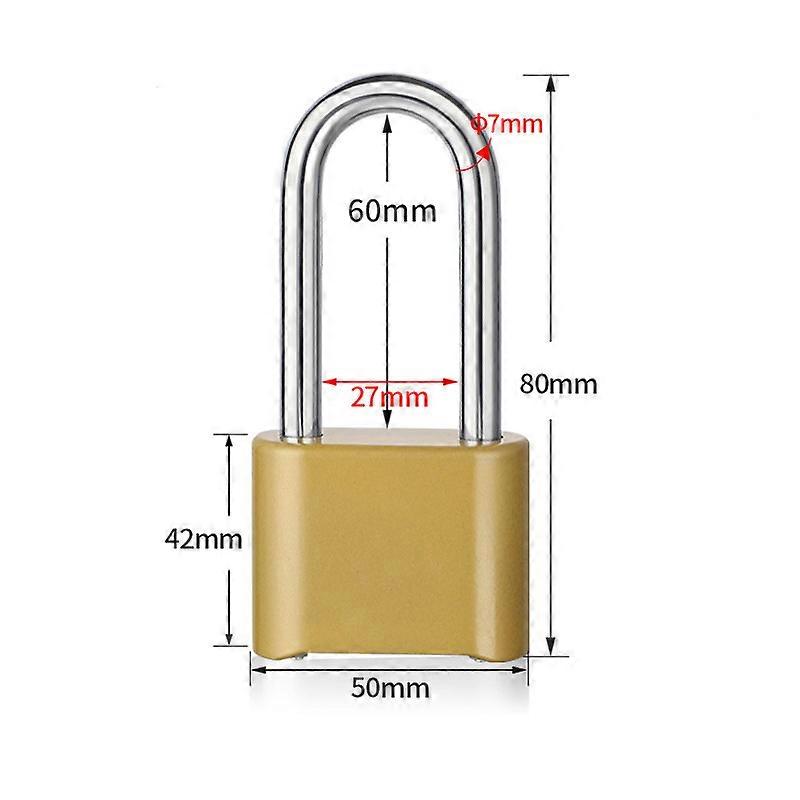 INF Long Shackle Combination Padlock Stejar Bunuri