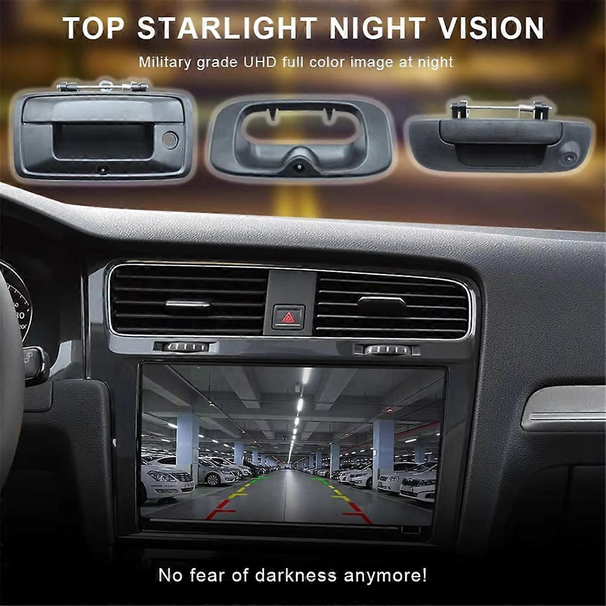 170 AHD 1920 Vehicle Pickup Trunk Handle Rear View Camera for 2015-2020 720P