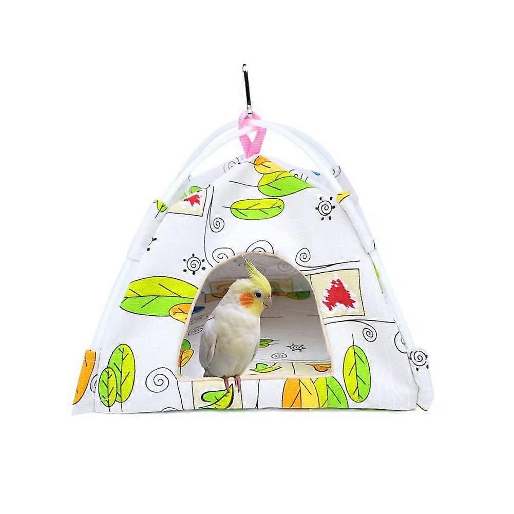 Bird Nest House Hang Hammak Hammon Finch Cage, Snuggle Hut Tent Little Middle Parrot Budger Bird