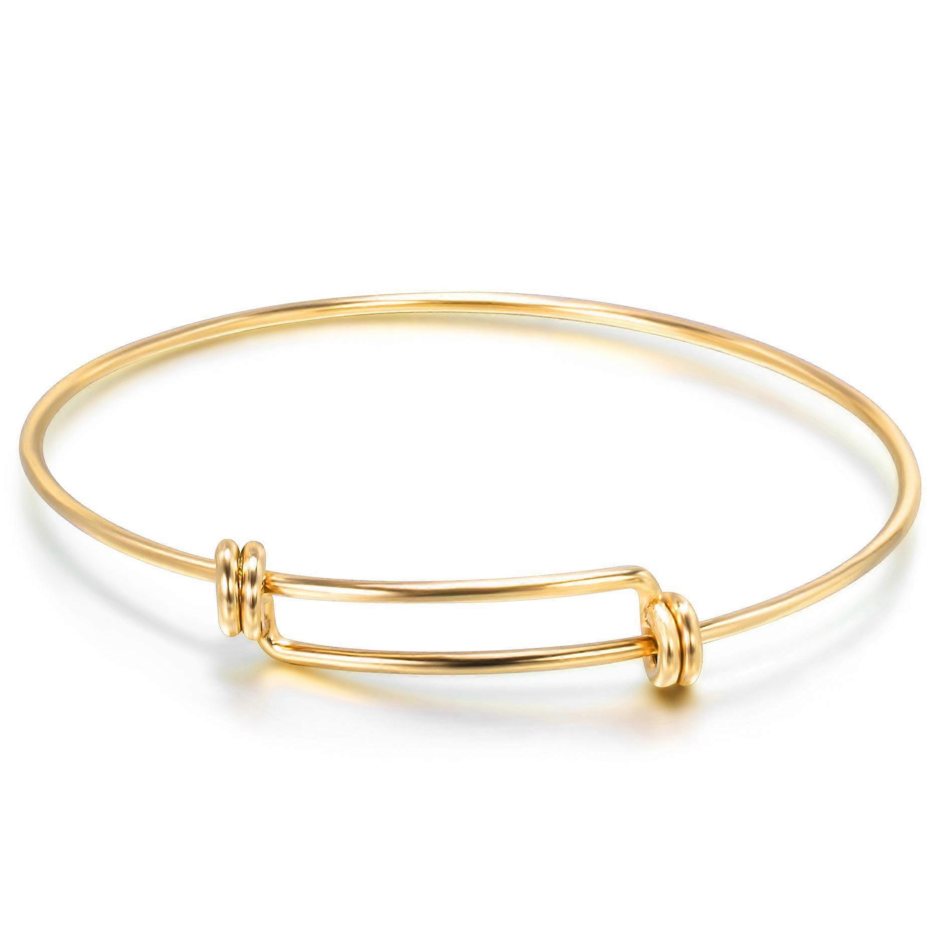 Simple Fashion Titanium Steel Bracelet Diy Adjustable Accessories Bracelet Three Colors Available