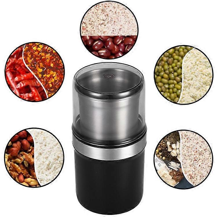 M200B Electric Mini Coffee Grinder Grain Bean Grinding Machine, Spec: UK Plug