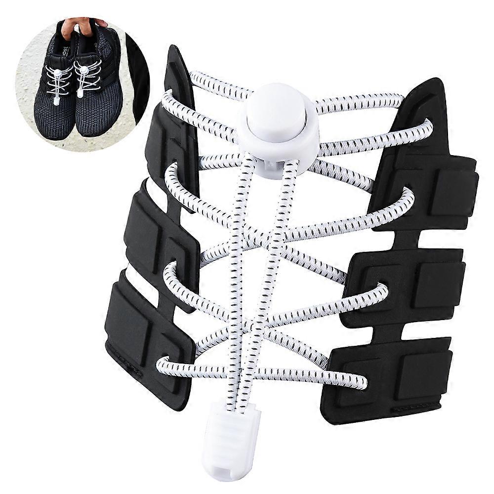 Elastic No Tie Shoe Laces - One Size Fits All for Kids and Adults - Elastic No Tie Shoelaces