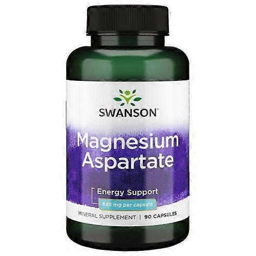 Swanson Vitamins Magnesium Aspartate,685 Mg,90 Caps