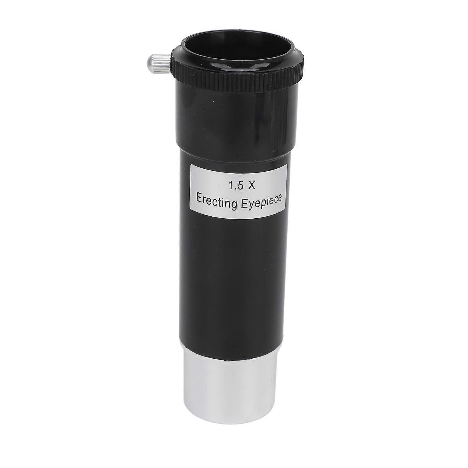 Lente Barlow 1.5x Telescópio Astronômico de Vidro Óptico Lente Barlow para Ocular de 1.25 polegadas