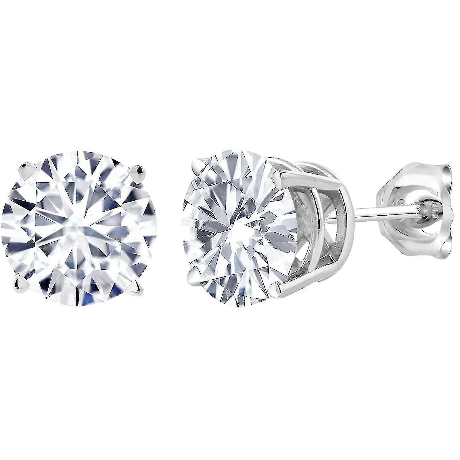 Classic Sterling Silver Stud Earrings, Hypoallergenic Earrings