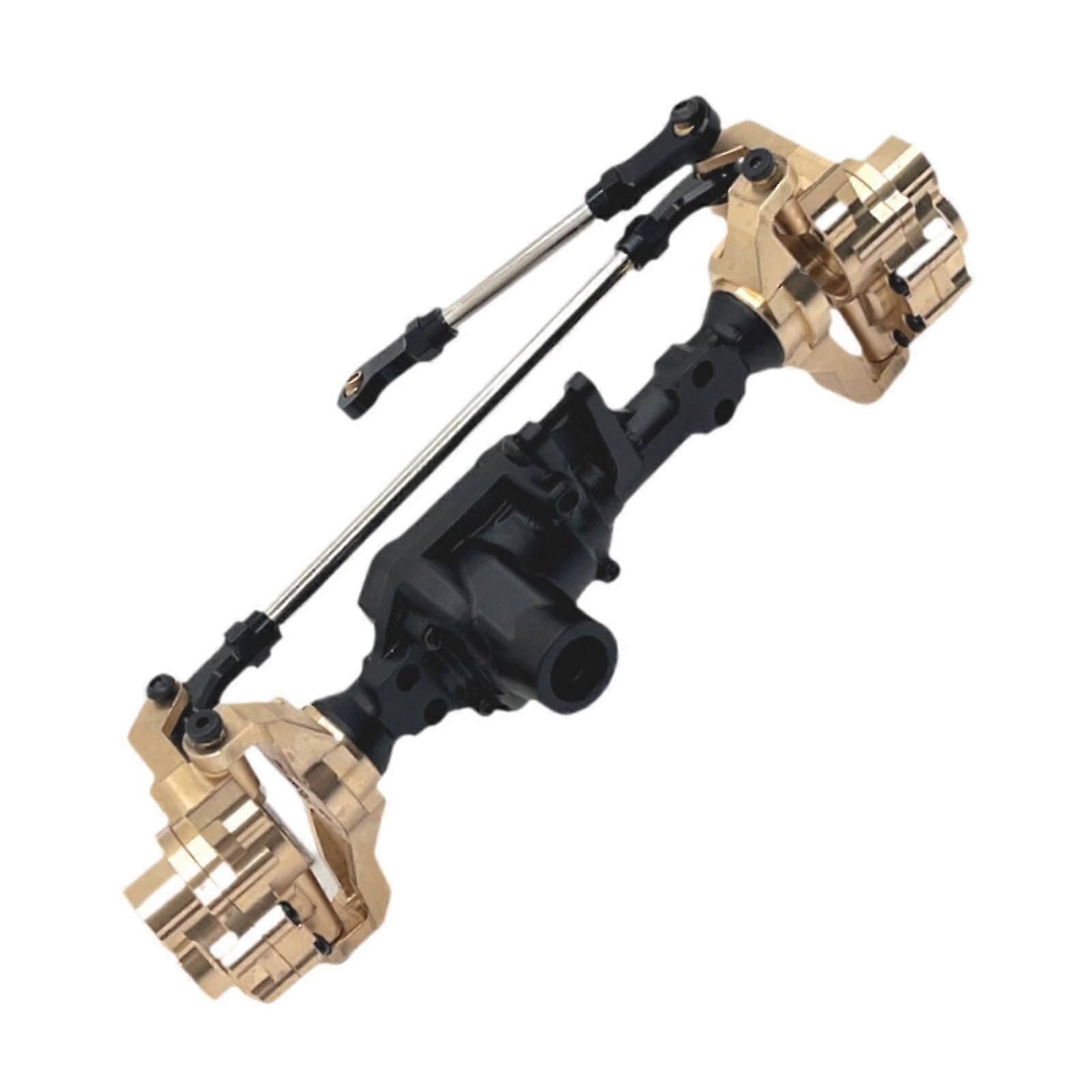 1/10 Front Axle Housing Aluminum Alloy DIY Accs Easy to Install Replacement Spare Part for Wltoys Crawler Model 104010 104026
