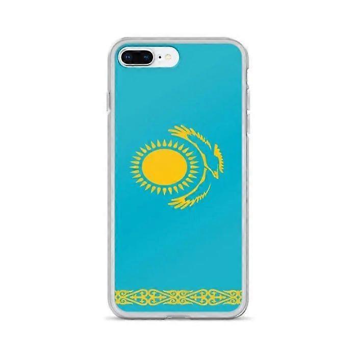 iPhone Case - Multicolor - Kazakhstan Flag - Soft - Compatible with iPhone 8 Plus - Unique Design