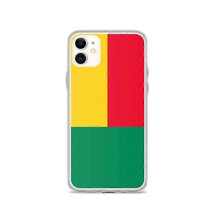 iPhone Case - Flag of Benin - iPhone 11 - Soft Silicone - Slim and Lightweight Design - Maximum Protection