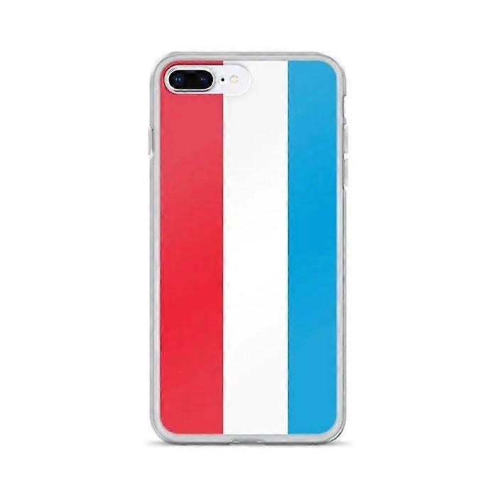 iPhone Case - Luxembourg Flag - iPhone 8 Plus - Flexible - Multicolor - Vertical