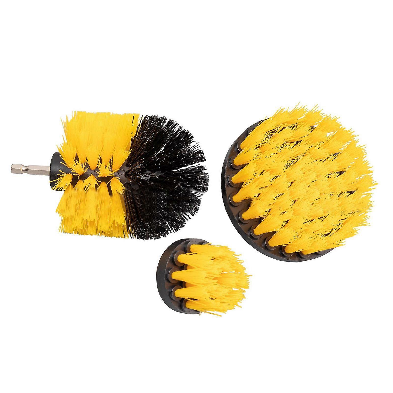 Drill Brush Set Attachment Auto Cleaning Extended Reach Attachment Power Scrubber Brush for Tile, Sinks