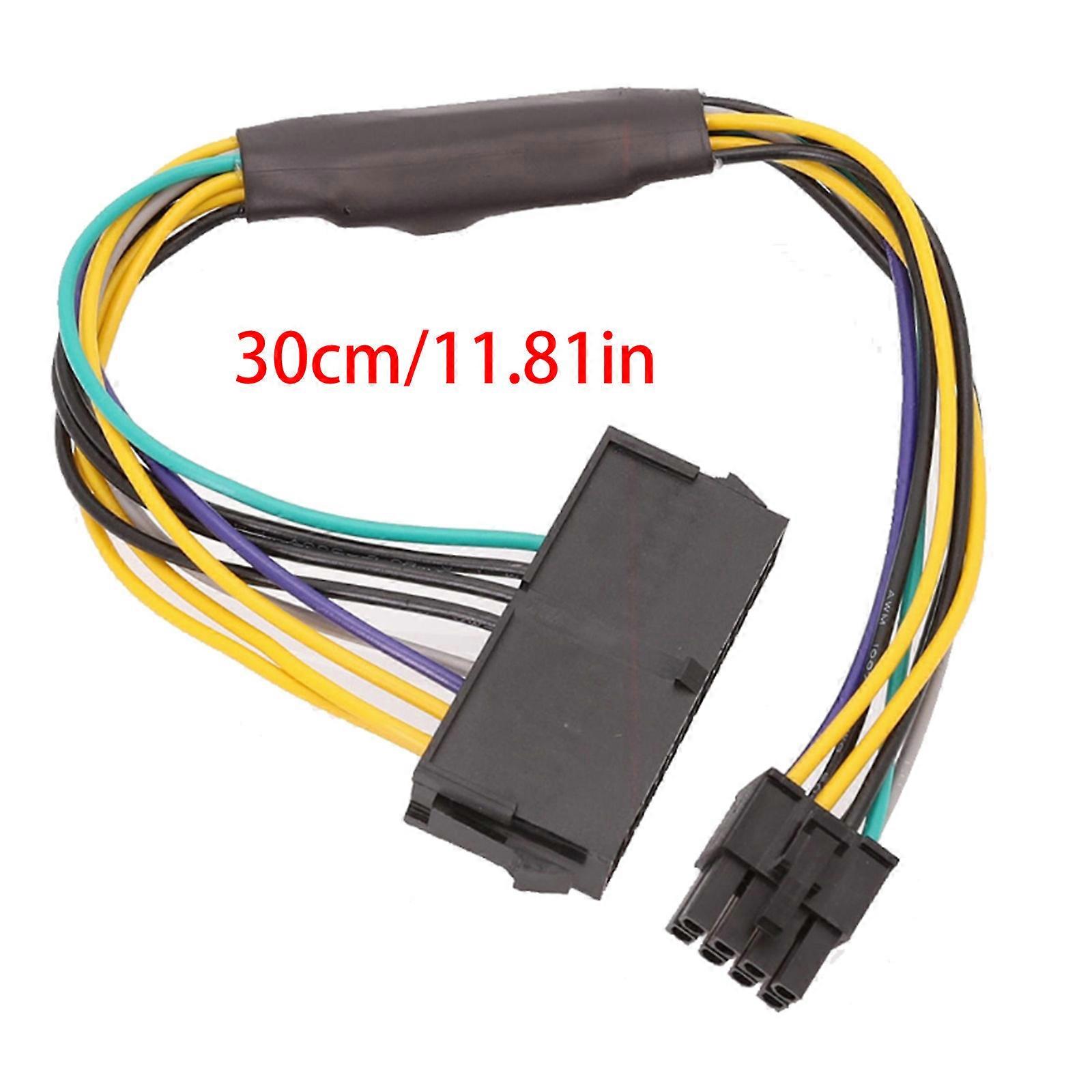 ATX 24p To 8p Line Optiplex Cable For Dell Optiplex 3020 7020 9020 Power Cord 11.8inches