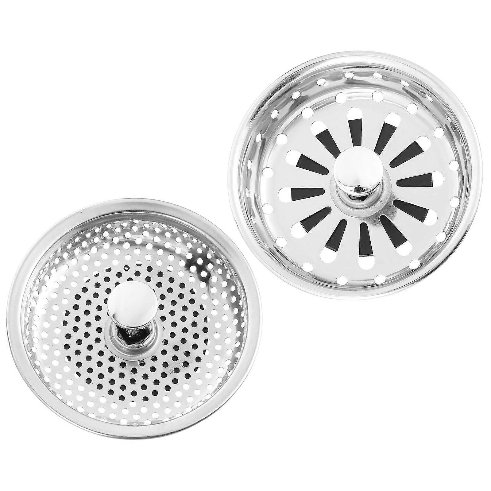 Stainless Steel Drain Cover Strainer Clogging Bathroom Drain Filters for Tub Sink Shower Rustproof Hair Catcher Innovative Design