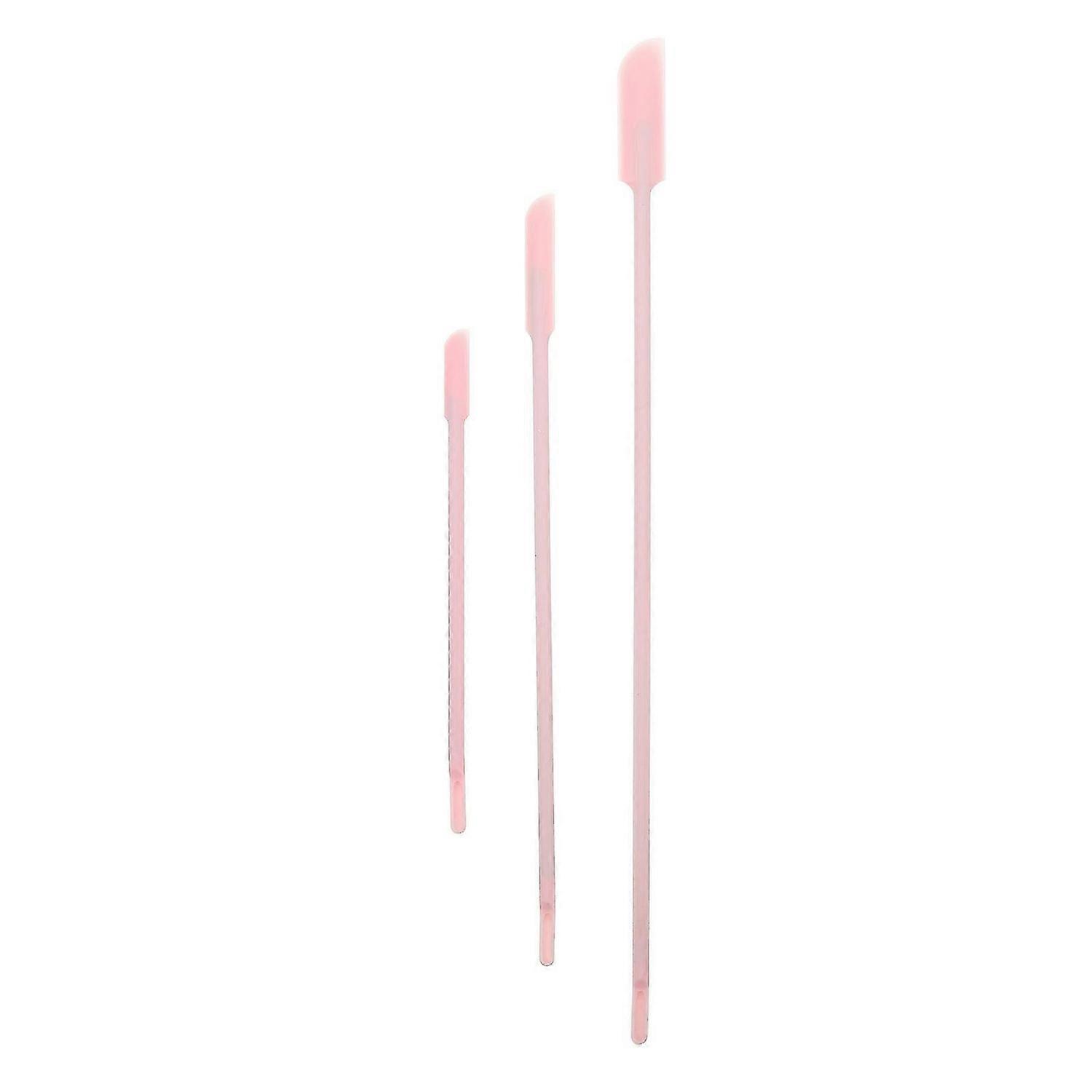 3Pcs Silicone Scraper Household Jam Cream Scraper Double Head Silicone Cake Cream Scraper