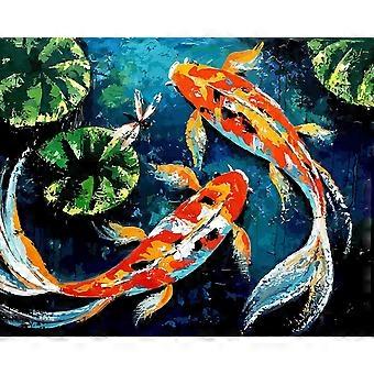 Koi Fish Jogo de quebra-cabeça de madeira 1000 peças