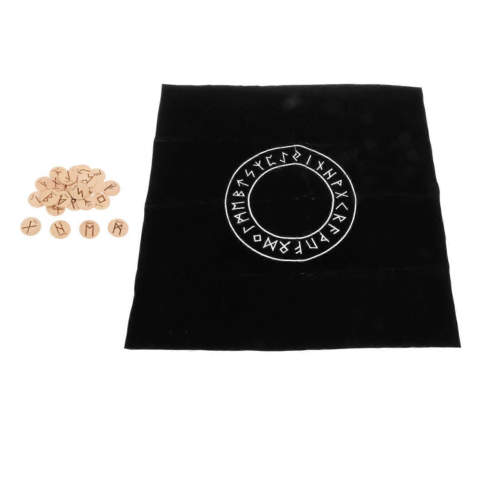 Natural Crystal Stone Engraved Symbol