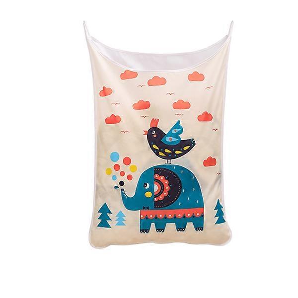 Elephant Hanging Laundry Bag, Large Over the Door Hanging Laundry Baskets