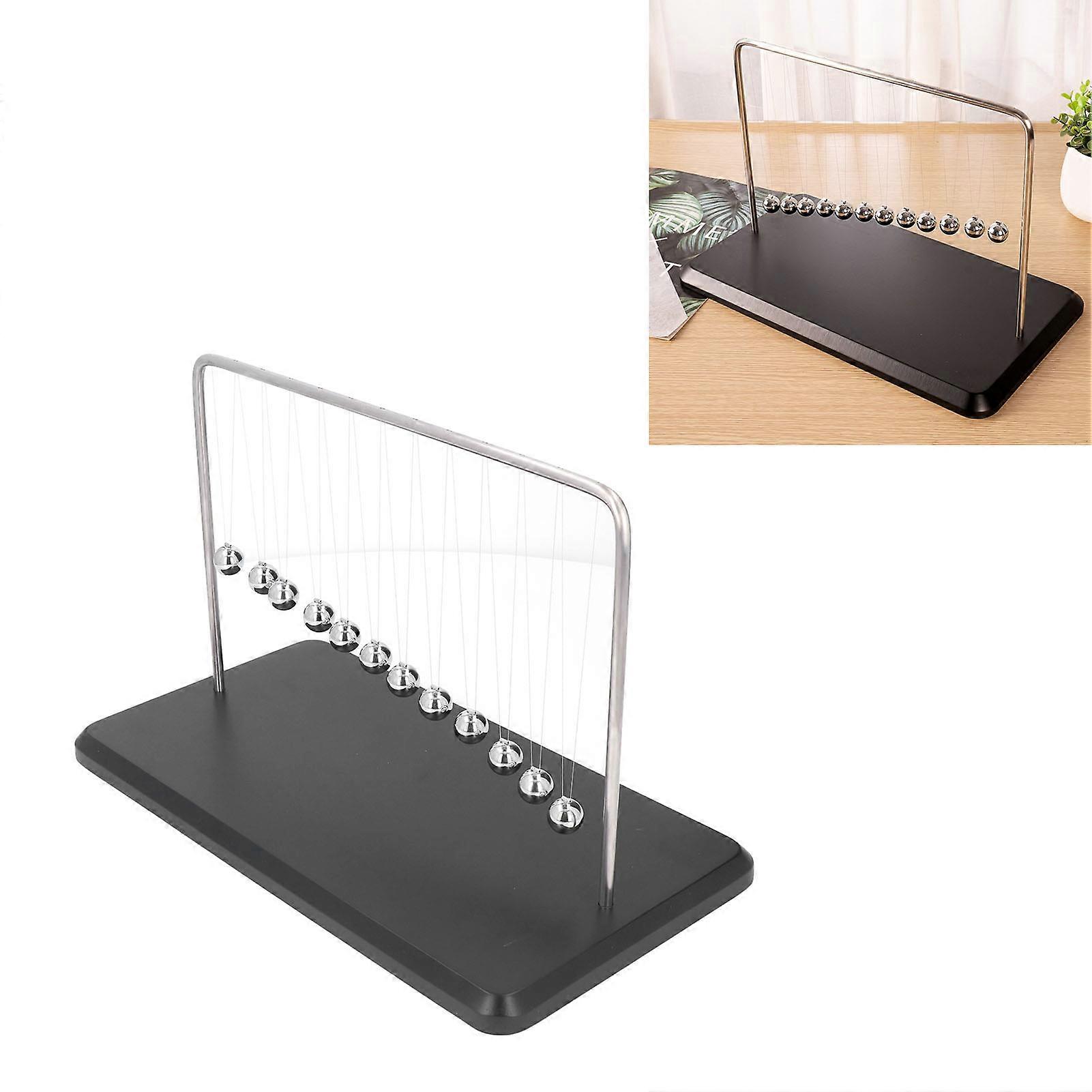 Newton Cradle Balance Balls 12pcs Balls Reduce Anxiety Physics Science Balance Balls Craft for Desktop