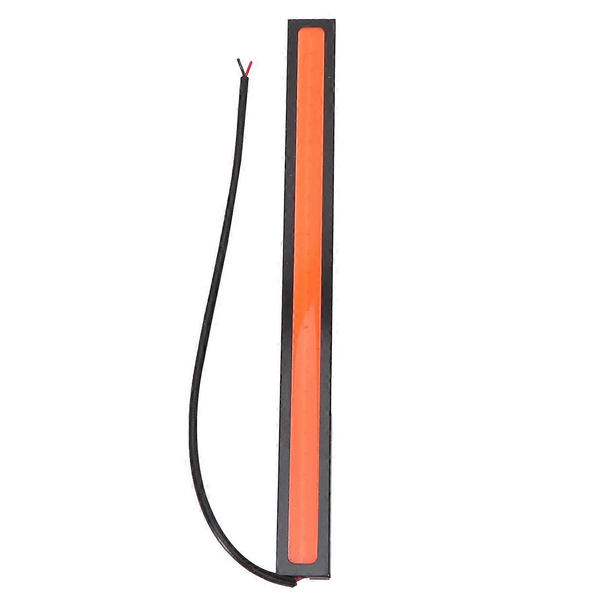 Car Daylight Lamp Vibration Resistant Aluminum Alloy Daytime Driving Rainy Days 17 X 1.5 X 0.5 Cm 1Set