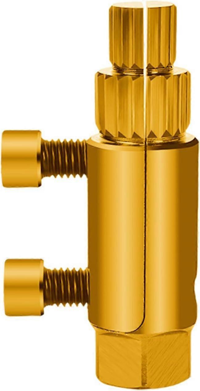 Broken Pipe Extractor Tool Broken Valve Thread Extractor for Faucet Valves Broken Faucet Removal Tool for 1/2' 3/4' and 1' Pipes (Gold)