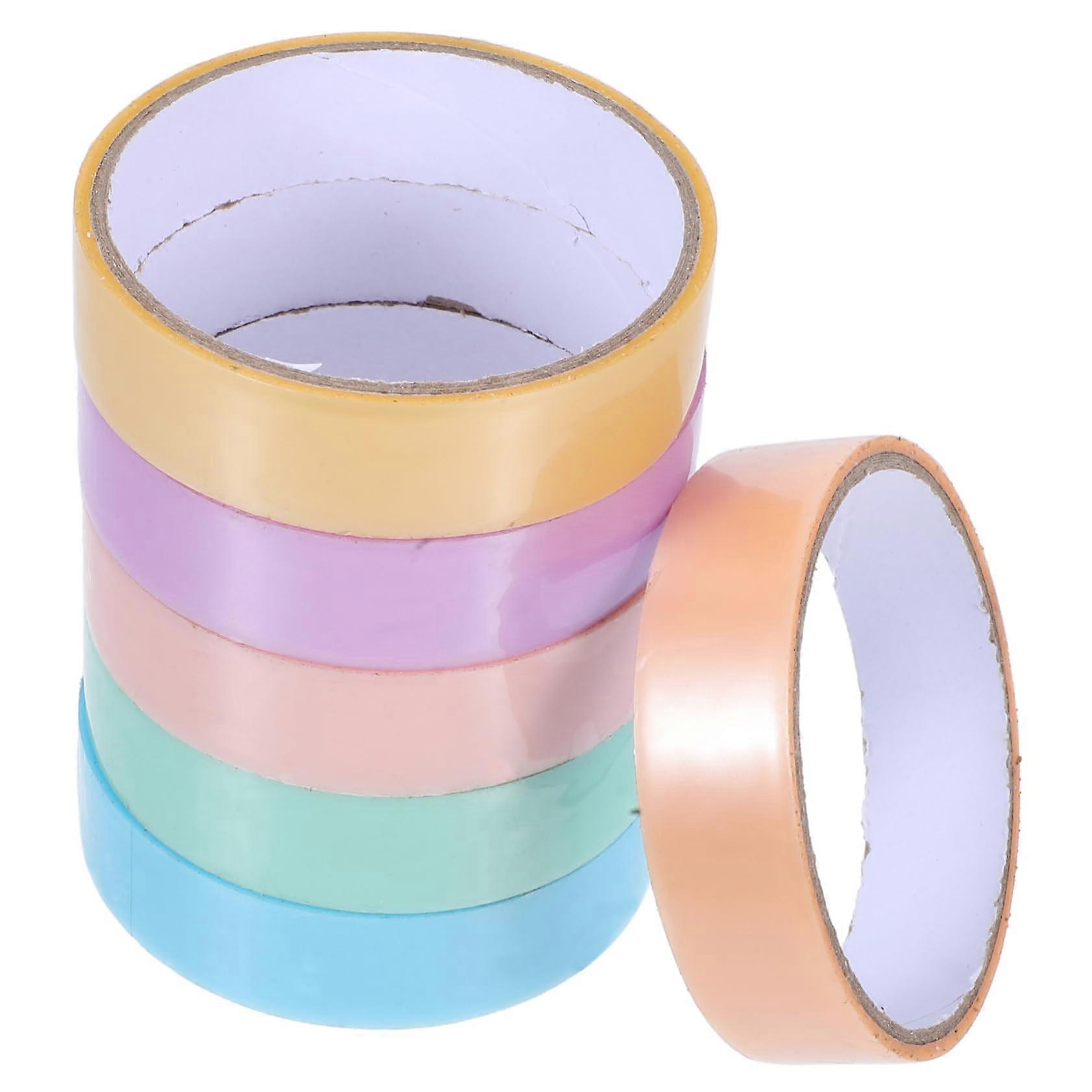 Sticky Balls Tape - 6 Rolls of Fun Craft Tape, Self-Adhesive PVC Balls for Relaxation and Creative Projects