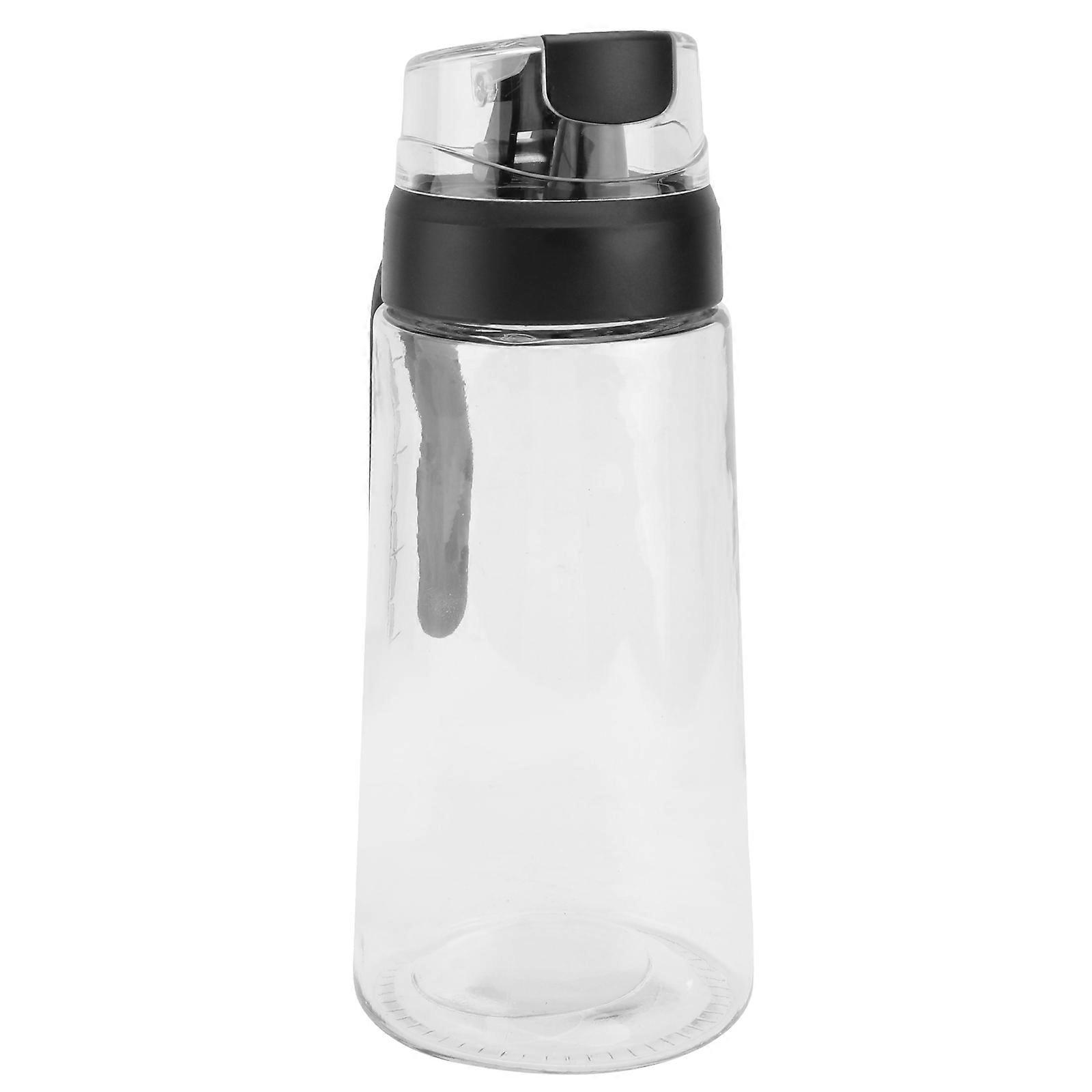 Leakproof Glass Oil Bottle Seasoning Storage Container Transparent Vinegar Pot Simple Design Practical Cooking Essential for Home Chefs