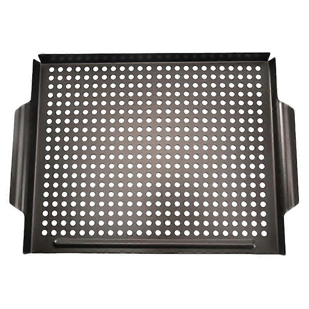Folding Non Stick Grill Pan Barbecue Tray for Outdoor BBQ – Versatile Cooking Surface for Steaks, Eggs, and Easy Cleaning – BBQ Grill Accessory –