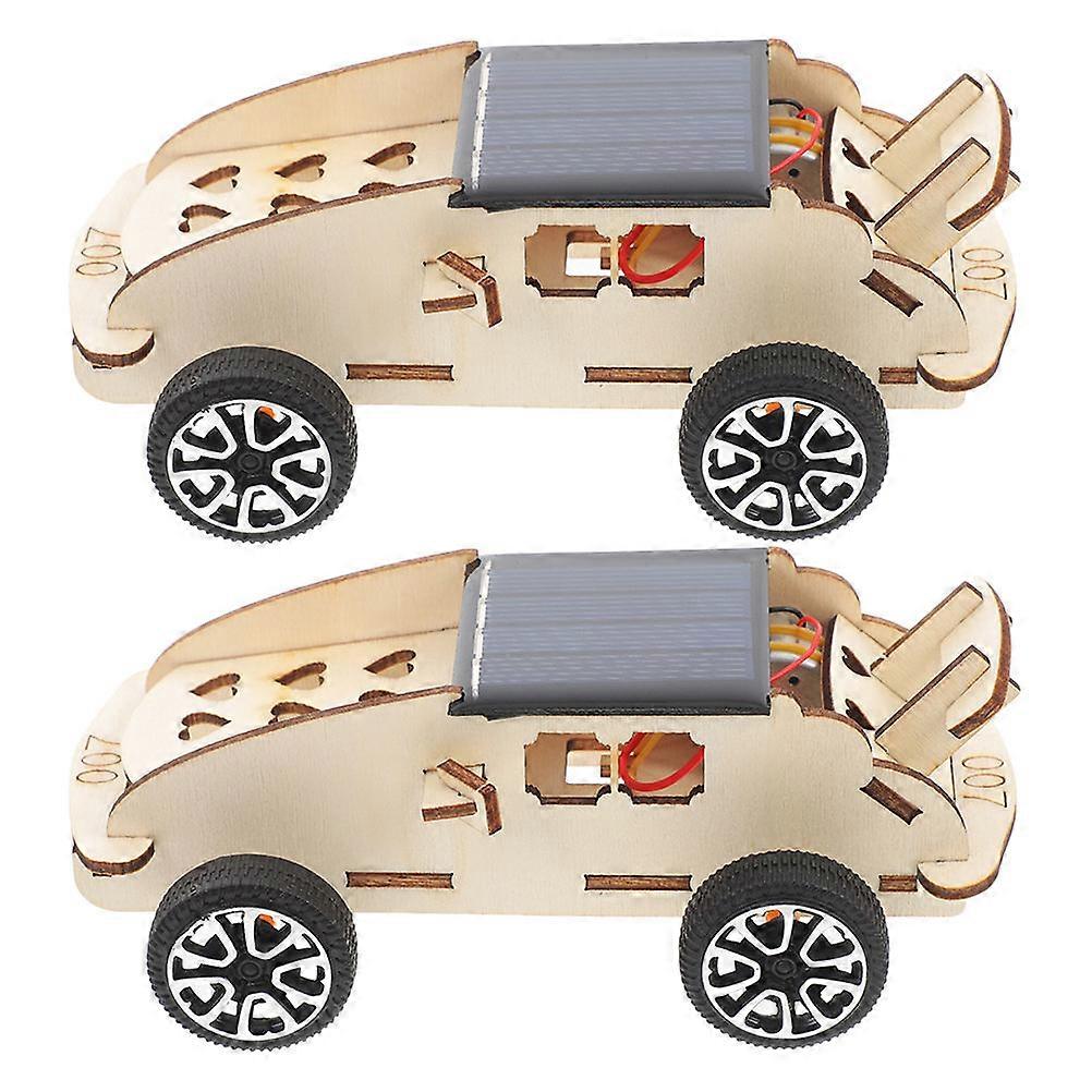 Stem Toys Science Experiments Activities Engineering Projects Solar Powered Car Kit 14.50X6.50X5.80CM 2Pcs