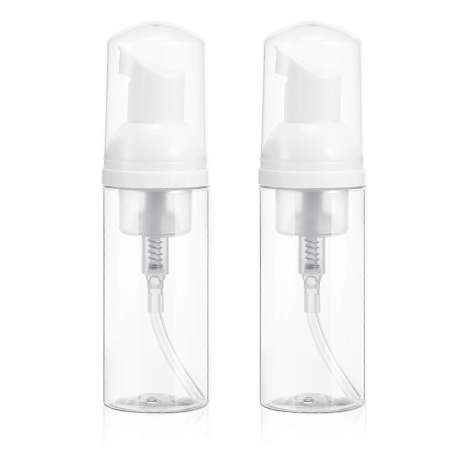 Foaming Travel Bottle Beaupretty 2Pcs 50ml Empty Soap Bottle Mini Pump Dispenser For Home Use