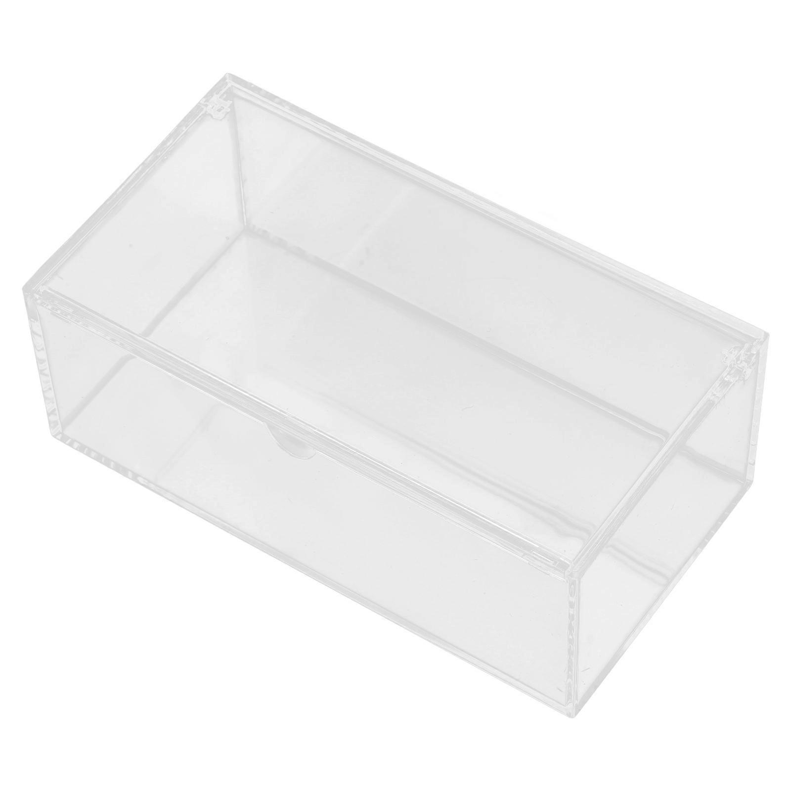 Laundry Organizer Clear Dryer Sheet Container Home Organization Rectangular Storage 1Pcs