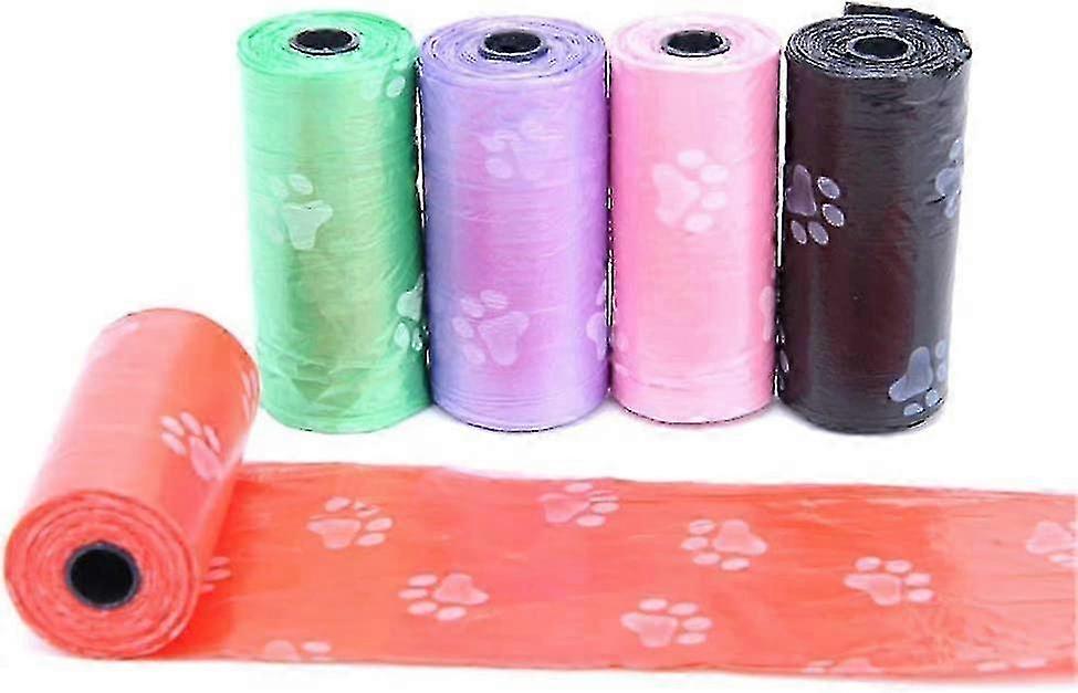5-Roll Protection Bags for Waste Management Durable and Practical for Animal Waste and Organic Debris Edition 0620