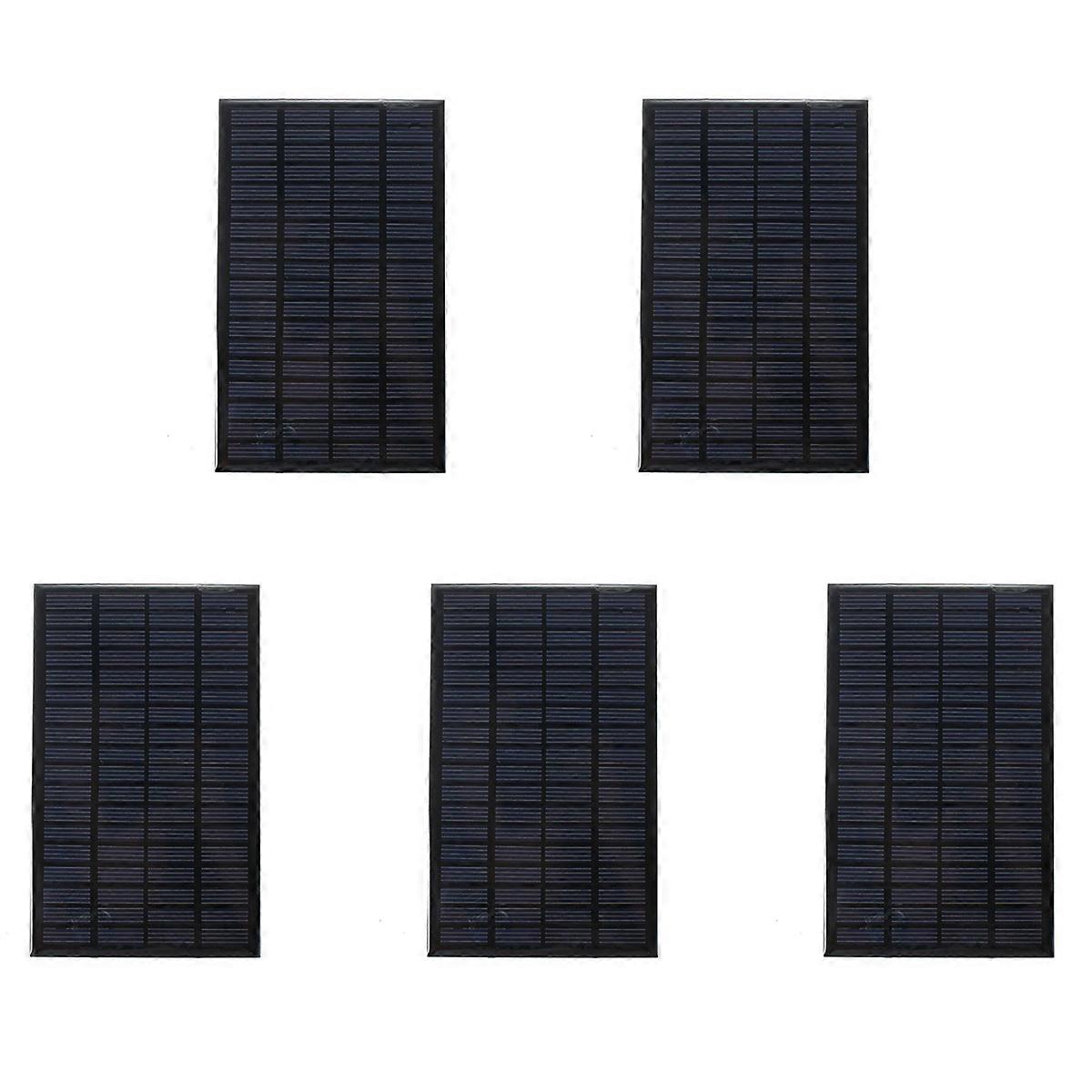 5X High Quality 18V 2.5W Polycrystalline Stored Energy Power Solar Panel Module System Solar Cells C