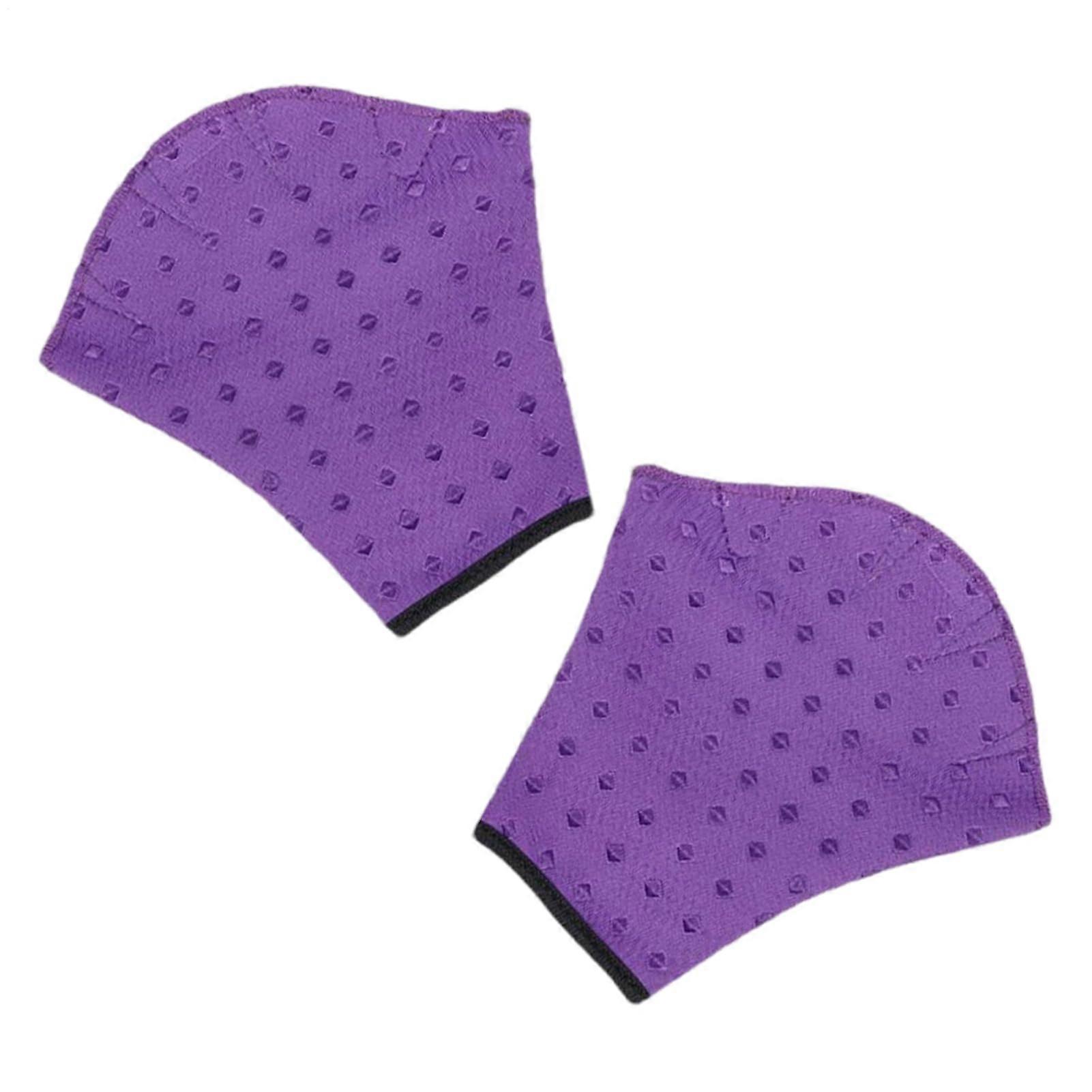 swimming gloves for women, neoprene training mittens with wrist strap purple M Ref: 7201