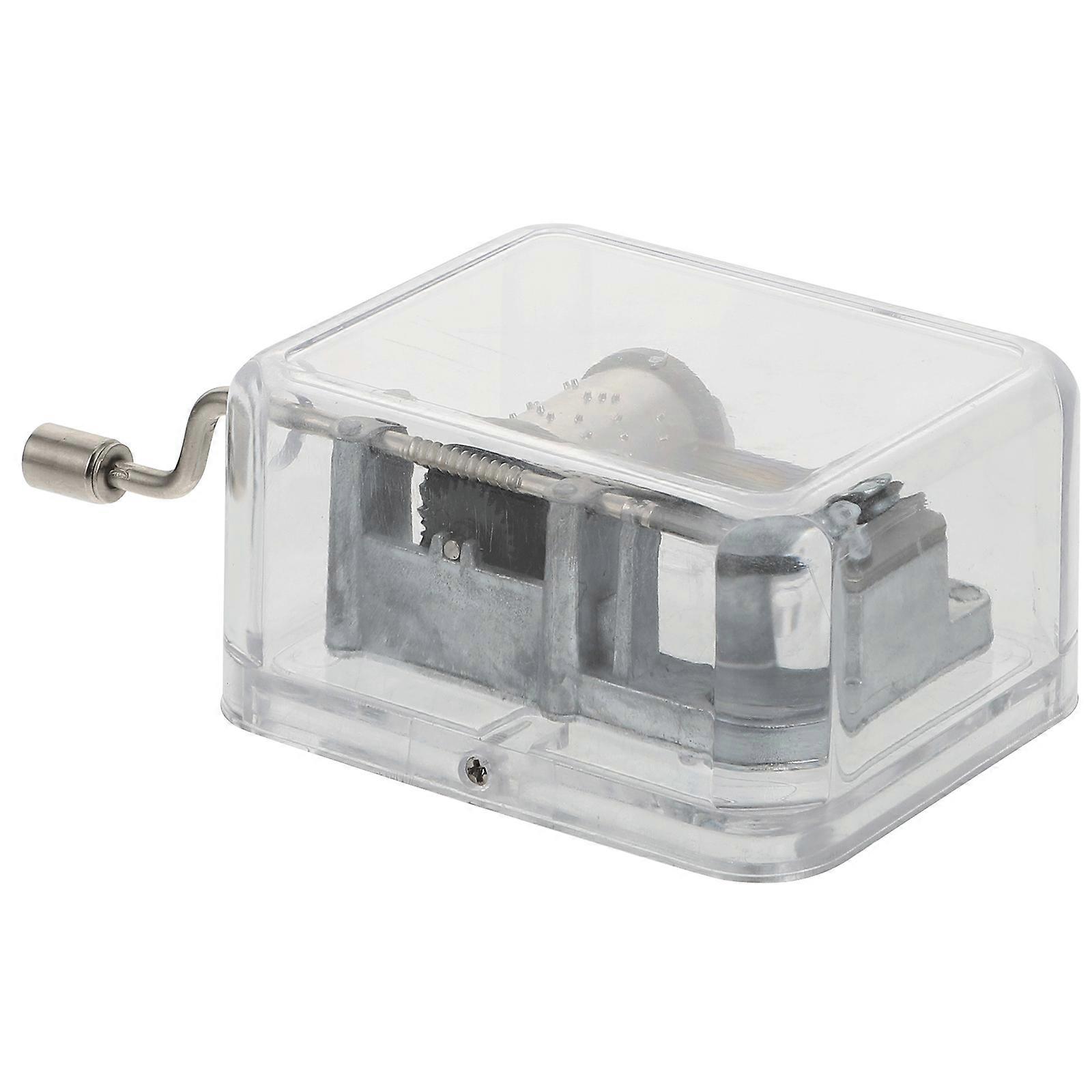 DIY Toy Music Box Premium Design Delicate Shape Silver Color For Home Decoration 1Pc