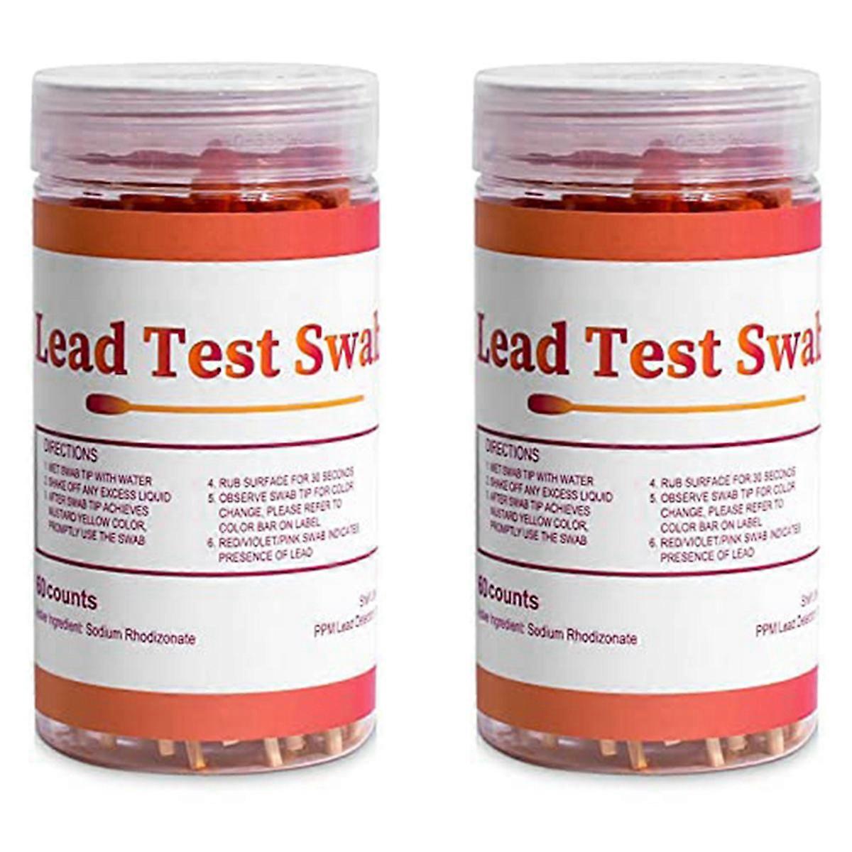 Lead Paint Test Swabs Kit: 60 Pcs Lead Test Kit Swabs