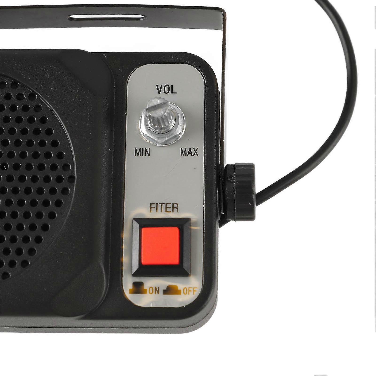 Black 8Ω External Speaker, Best Sound Quality, Reliable, Sturdy, High Hardness, for FT‑1802M and FT‑1807M