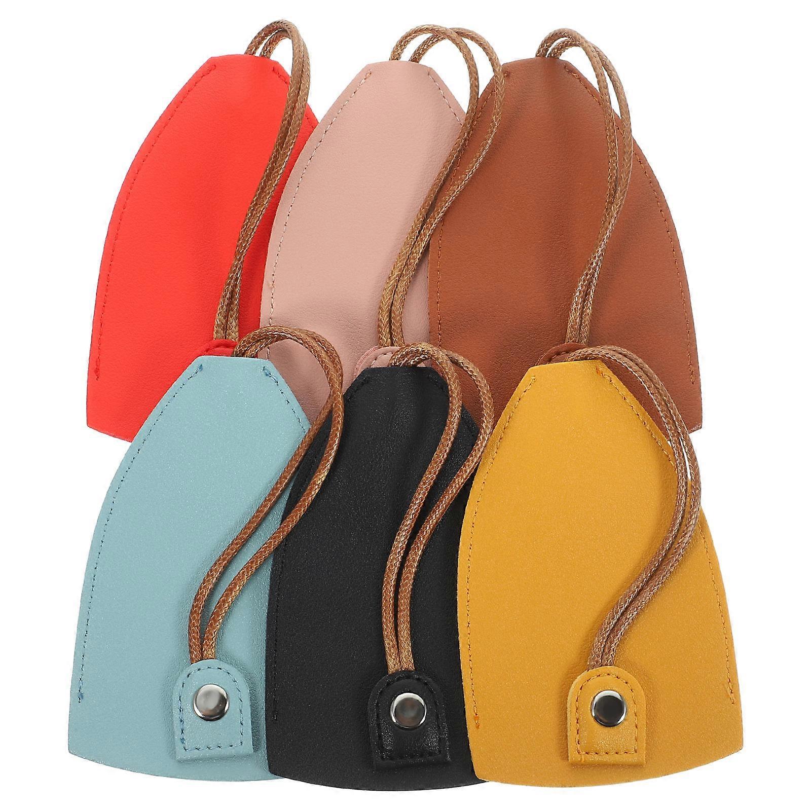 Creative Pull-Out Key Case Cover Women Light Blue 6Pcs