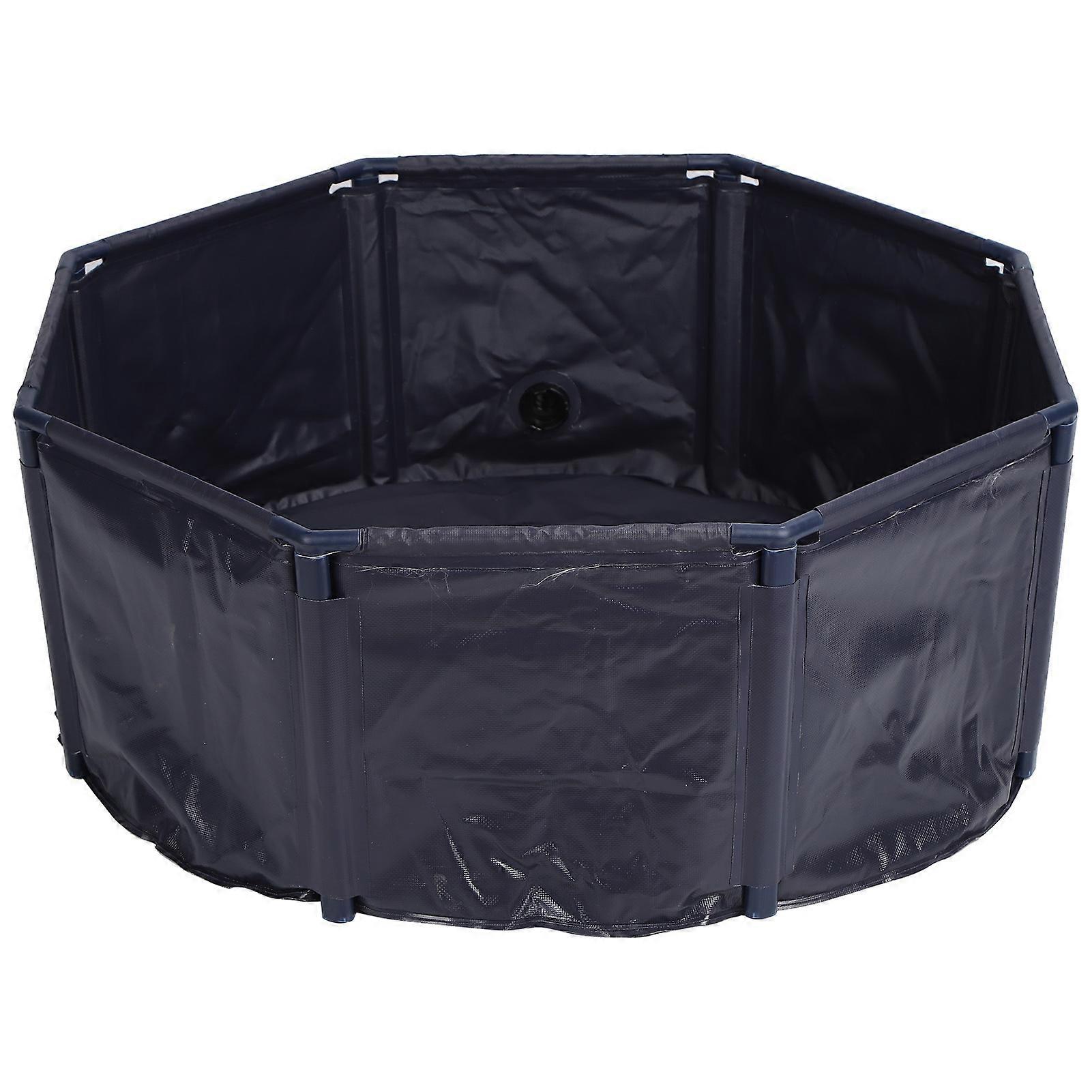 Foldable Dog Pool Portable Swimming Pool PVC Indoor and Outdoor Bathing Tub for Dogs Cats and KidsM30/100cm