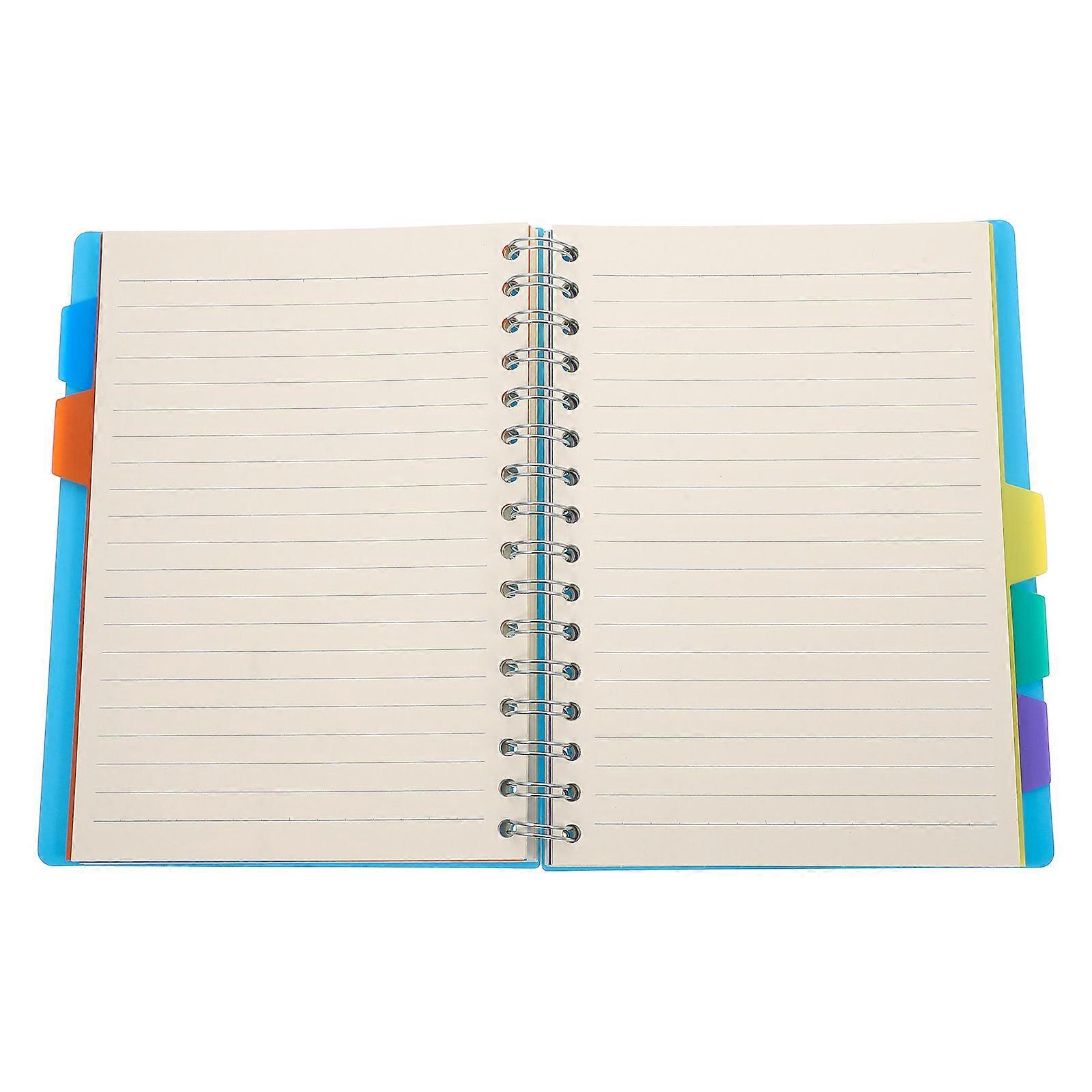 Small Binder Colorful Notepad for School Supplies and Office Use A5 Minimalist Design Studying 1Pack