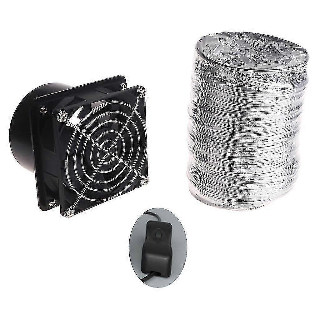 High-Performance Ventilation Fan Featuring Strong Suction Capability and Durable Plastic Duct Pipe for Efficient Airflow