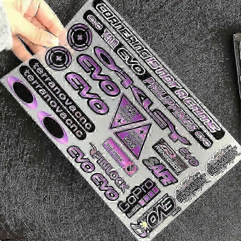 Reflective Motorcycle Side Strip Bike Helmet Sticker Car Styling Vinyl Decal Suitable for Various Motorcycle Models and Knee Shin Guards