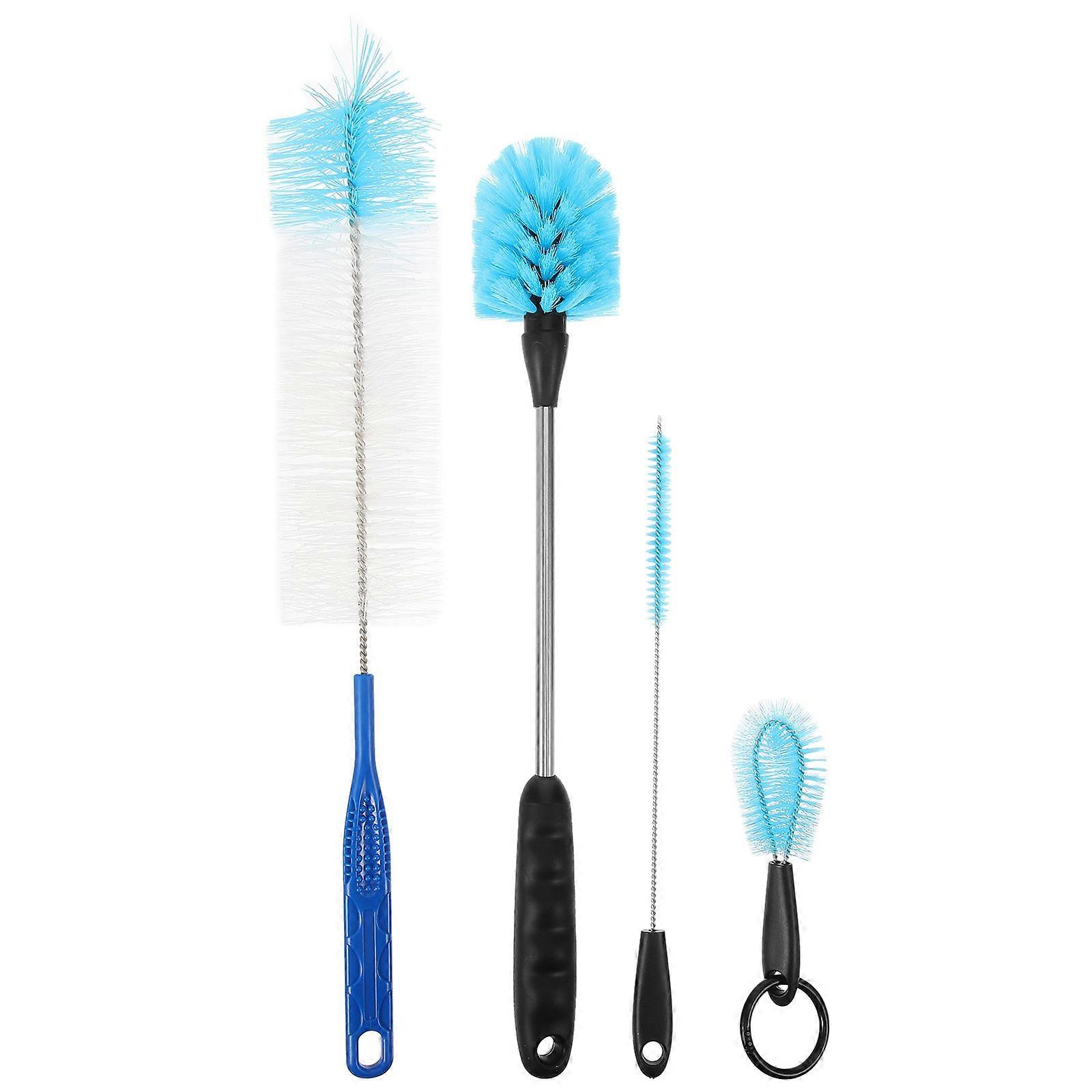 1 Set Bottle Cleaning Brush Set with Straw Cleaners, Cup Brush, Portable & Reusable for Milk Bottles & Water Containers