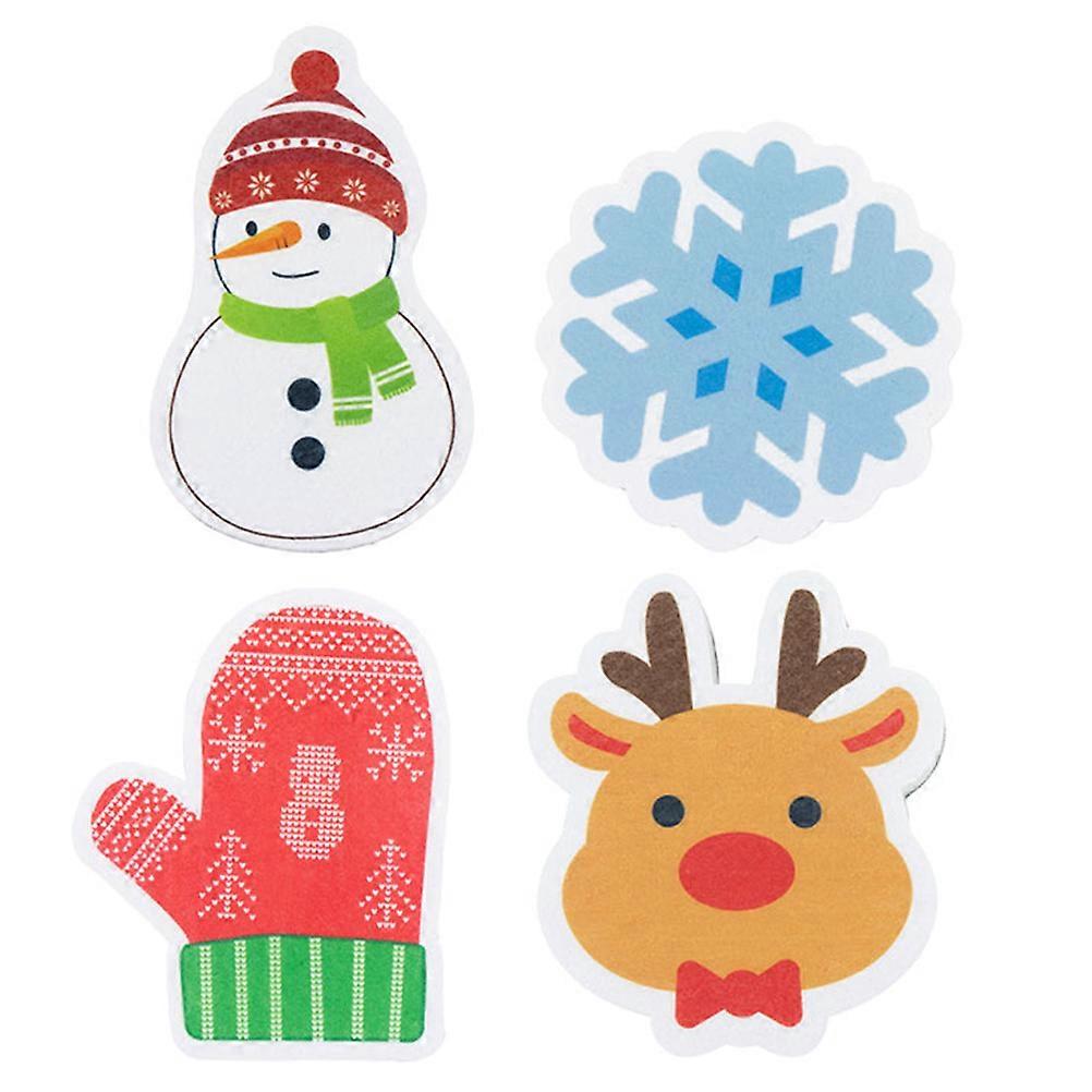 Fun Dishwashing Sponge Set for Efficient Cleaning with 4Pcs Assorted Color Sponges