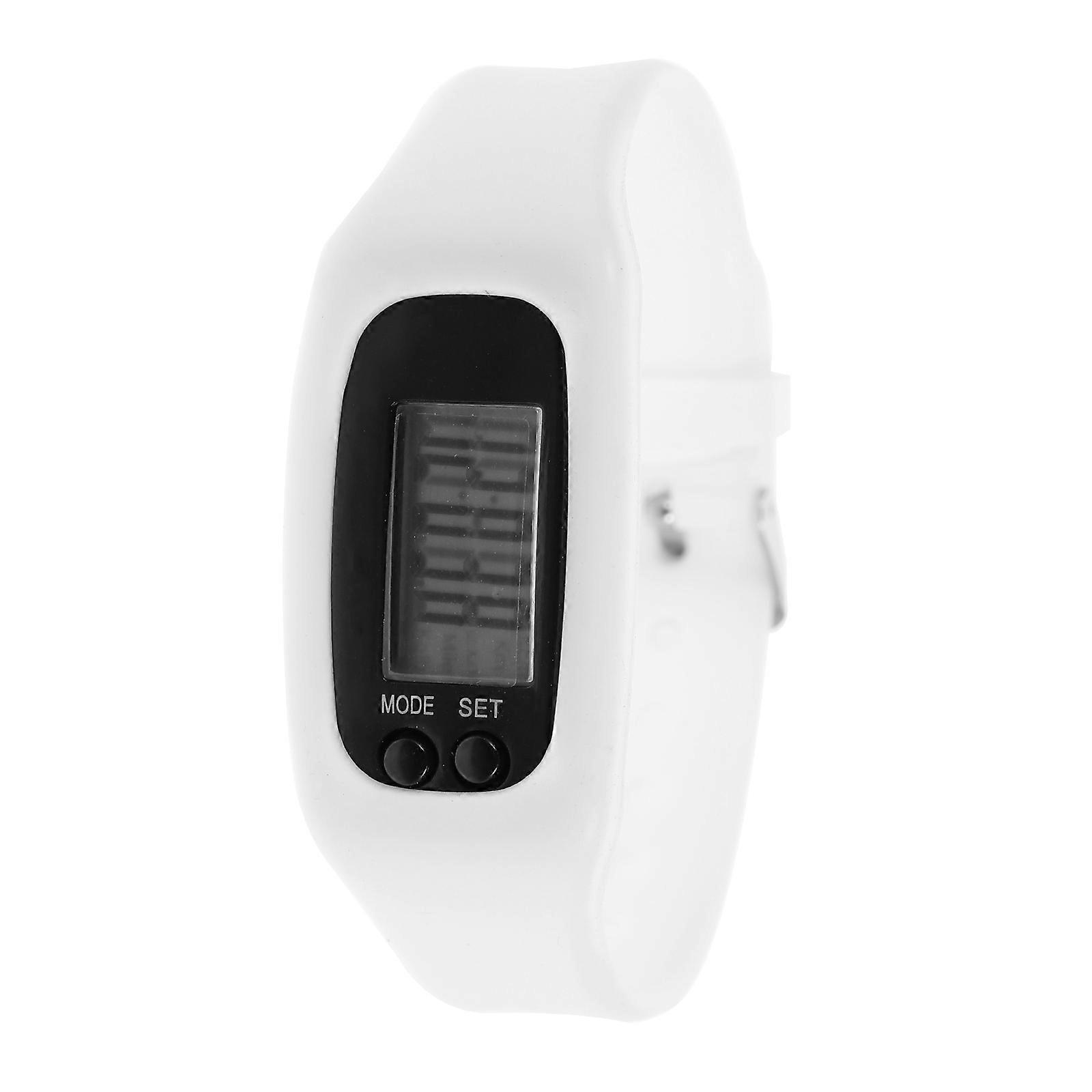 Pedometer Watch Multi-Function Step Counter Watch Durable Silicone
