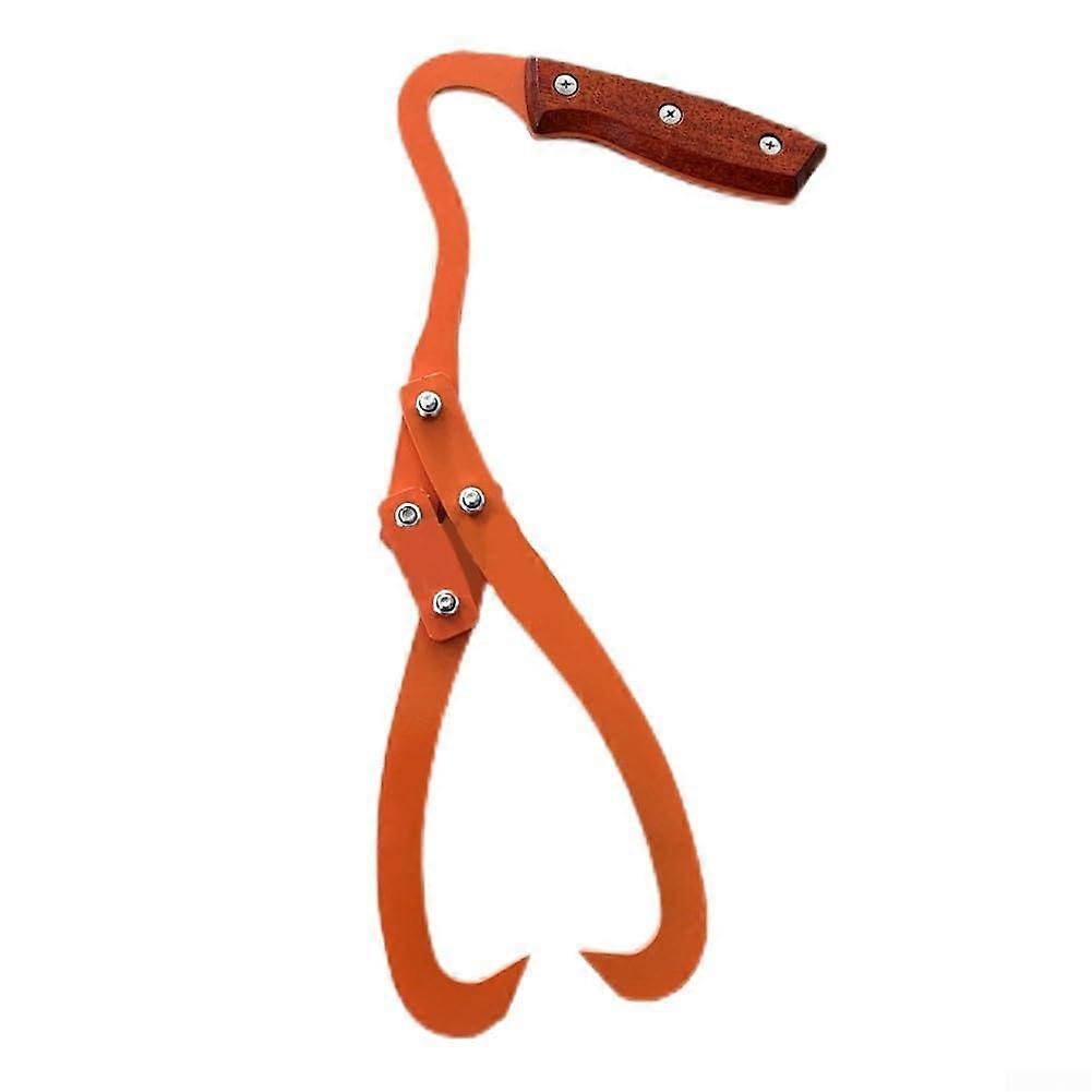 Heavy Duty Steel Log Gripper for Safe Handling of Logs up to 150kg in Outdoor Environments (8')
