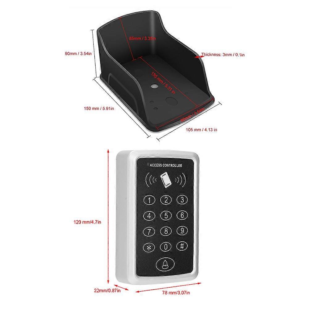 RFID Card Access Control System Waterproof Outdoor with 10 Key Tag