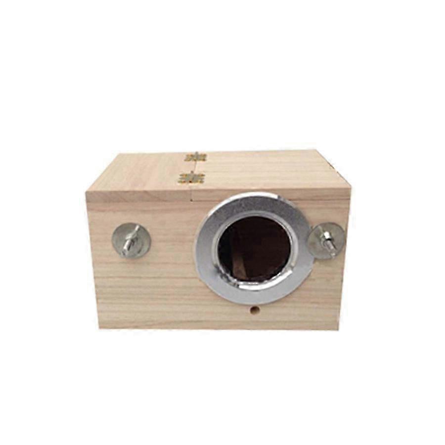 Eco-Friendly Mini Parakeet Nesting Box - Small Birdhouse for Comfortable and Safe Nesting in Your Aviary or Home