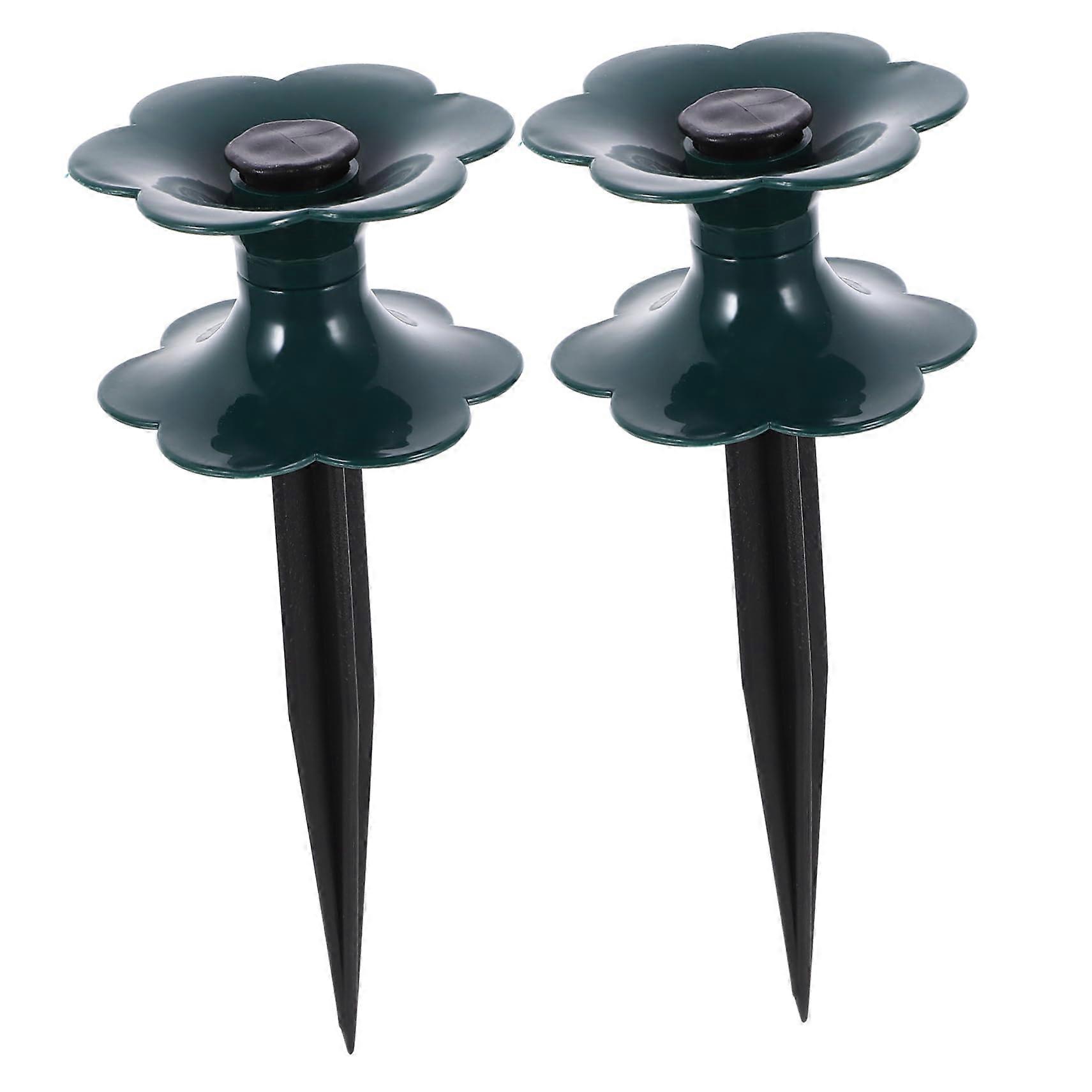 Garden Hose Holder 2-Pack PVC, High-Performance Hose Guide Tip For Lawn Use, Hose Routing Accessory
