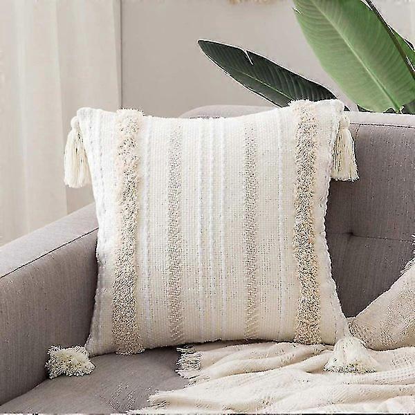 Housse de coussin décorative en coton ultra douce
